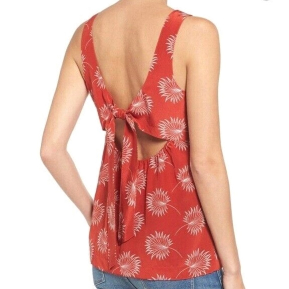 NWOT Madewell Palm Tieback Top